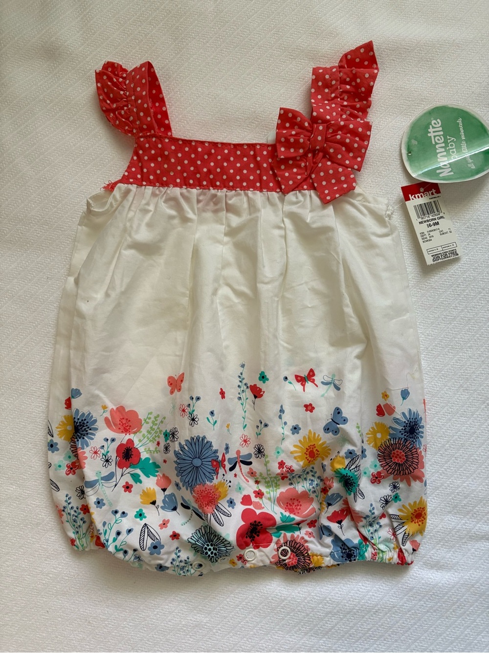 Vintage Romper - Baby Girl 6-9mons